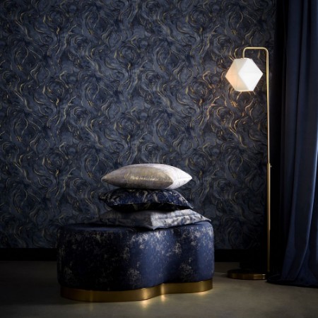 Midnight - W0168/03 wallpaper Clarke & Clarke