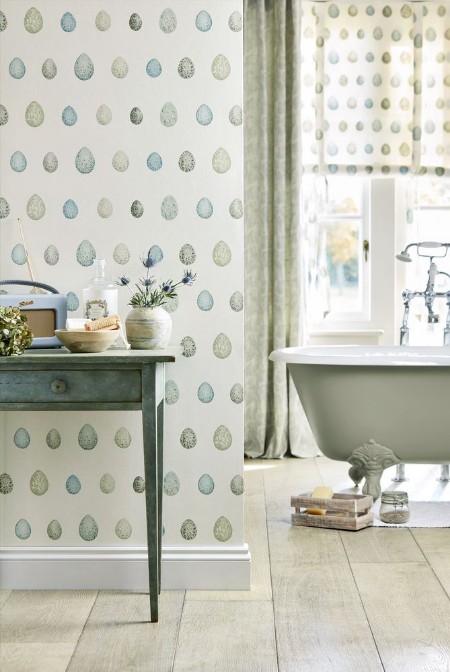 Nest Egg Eggshell/Ivory - DEBB216502 wallpaper Sanderson