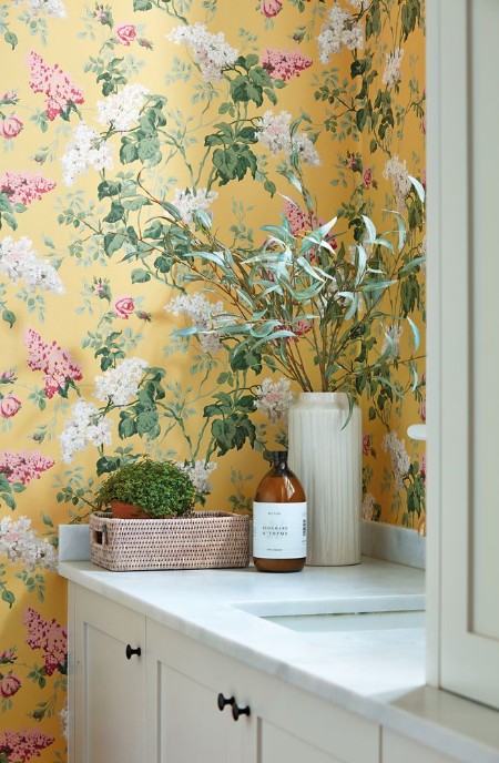 Sommerville Carmen/Daffodil - DOSW217051 wallpaper Sanderson