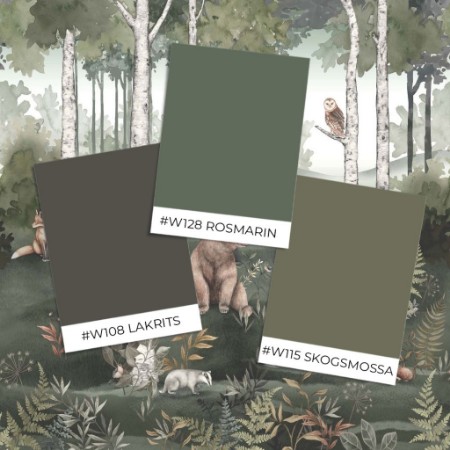 Obrázok z Farba Wild Forest Mural - 6943 - 05059-01