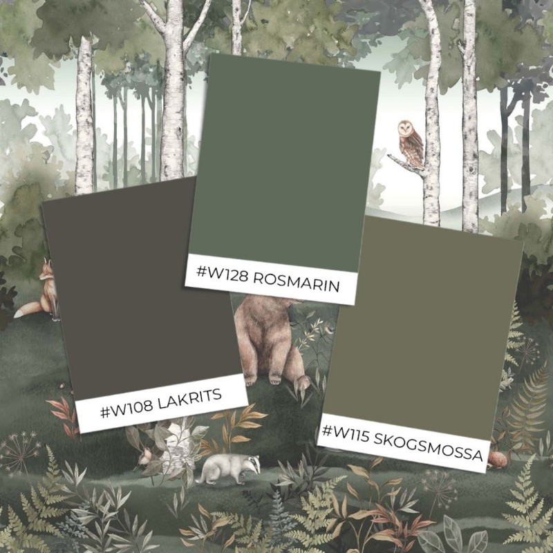 Picture of Sample style - Wild Forest Mural - 6943