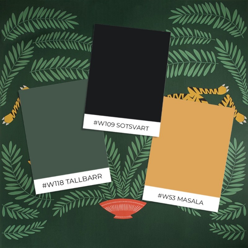 Bild på Varuprov stil - Tigers & Plants - MISP1398