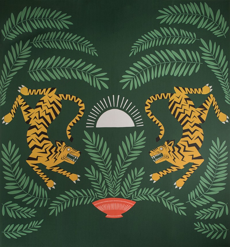 Bild på Färgsättning Tigers & Plants - MISP1398 - 05842-01