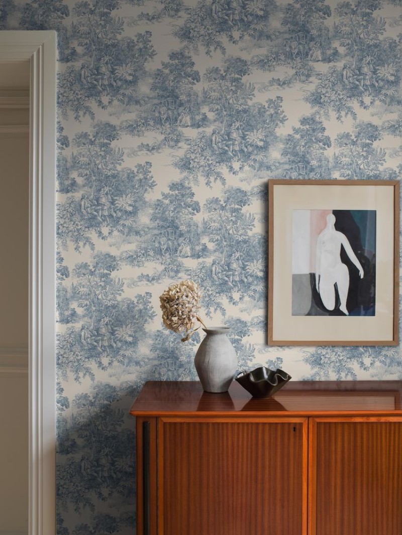 Picture of Farvesammensætning Toile de Jouy - 7767 - 05948-01