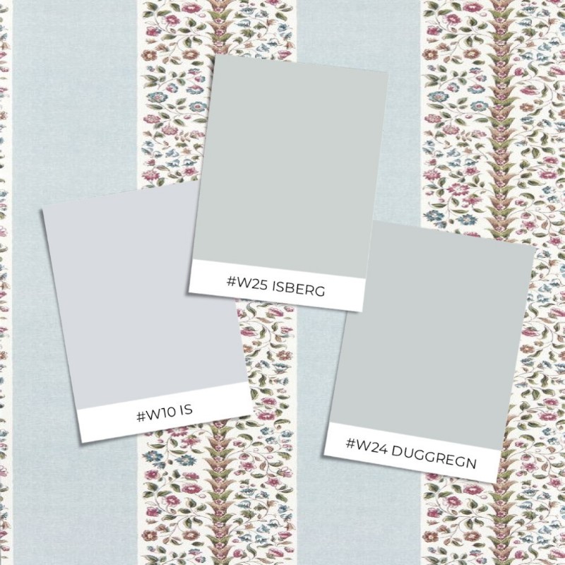 Picture of Sample style - Pergola Stripe Mineral Blue/Wisteria - DHIP217486