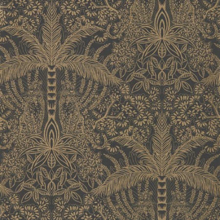 Leopardo Antique/Noir - W0141/01 wallpaper Clarke & Clarke