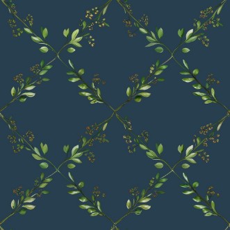 Henrietta Blue - 1040501-01 wallpaper Scandza