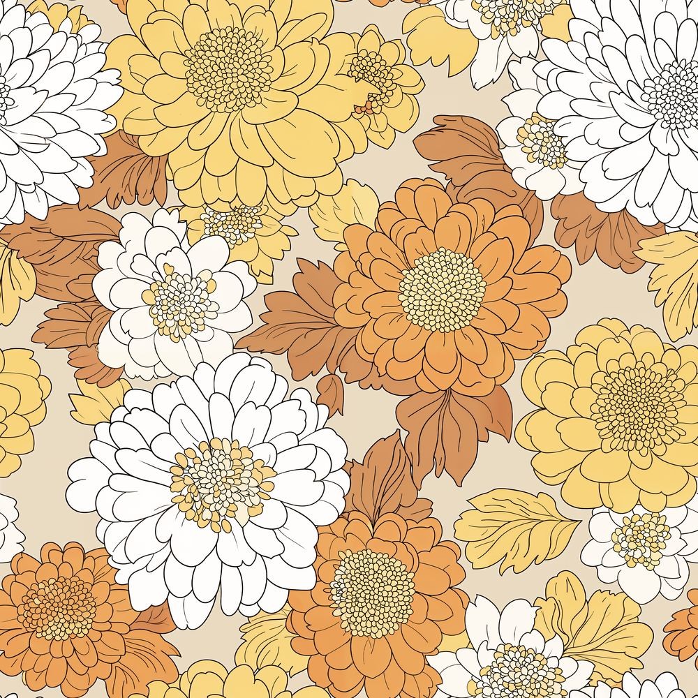 Hillevi Yellow - 1040701-03 wallpaper Scandza