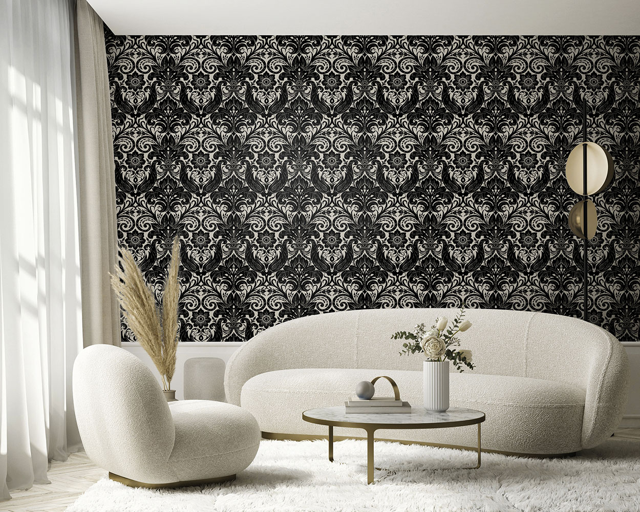 Damask Sauvage - LB25166 wallpaper Galerie