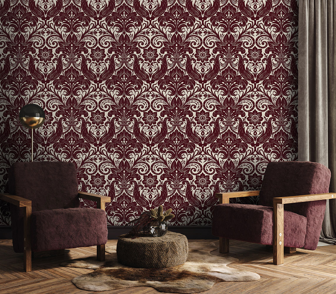 Damask Sauvage - LB25170 wallpaper Galerie