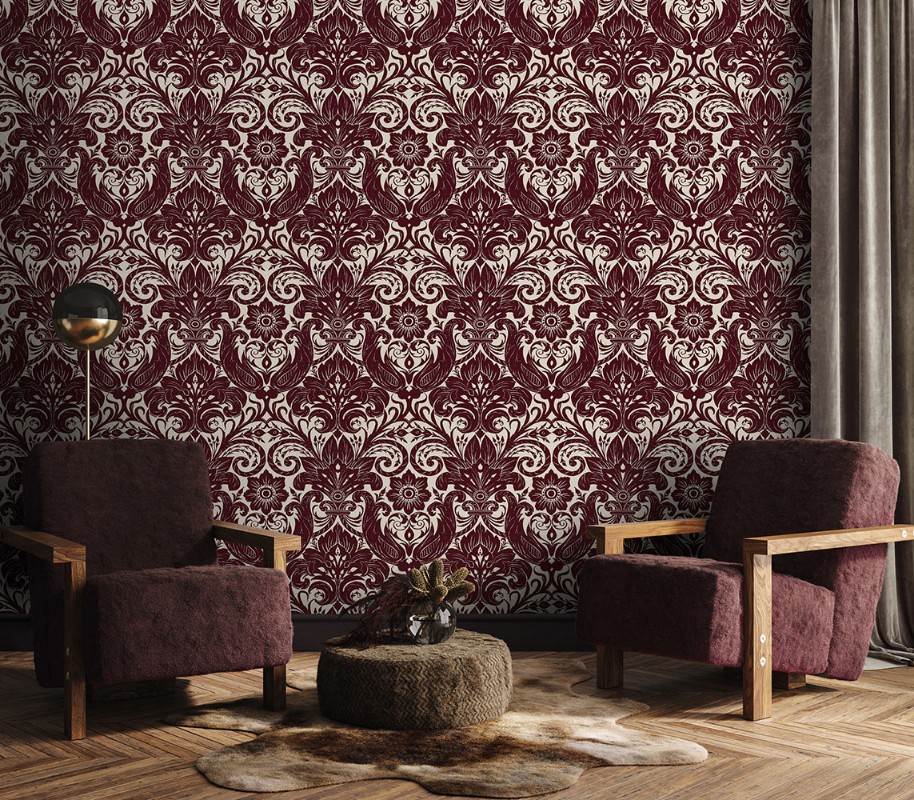 Damask Sauvage - LB25170 wallpaper Galerie