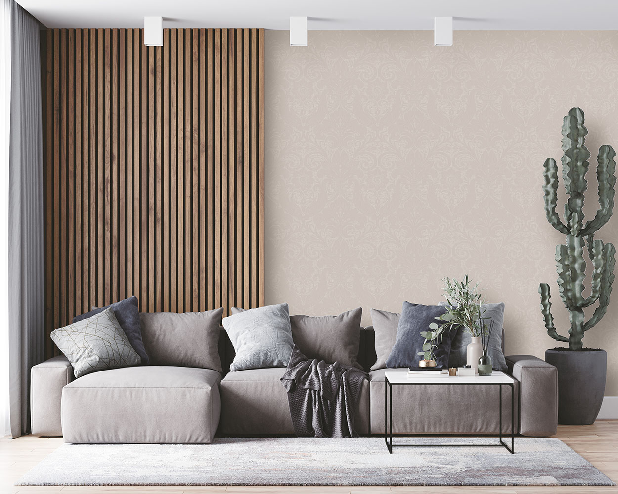 Damask Sauvage - LB25172 wallpaper Galerie