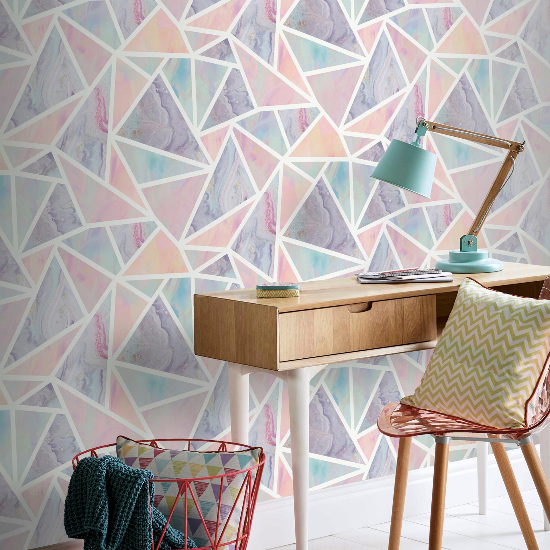Pastel Geo Multi - 296002 wallpaper Arthouse