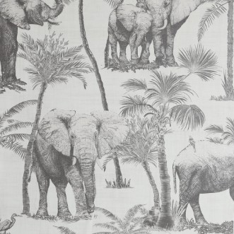 Safari Elephant Charcoal - 296700 wallpaper Arthouse
