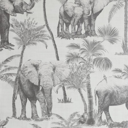 Safari Elephant Charcoal - 296700 wallpaper Arthouse