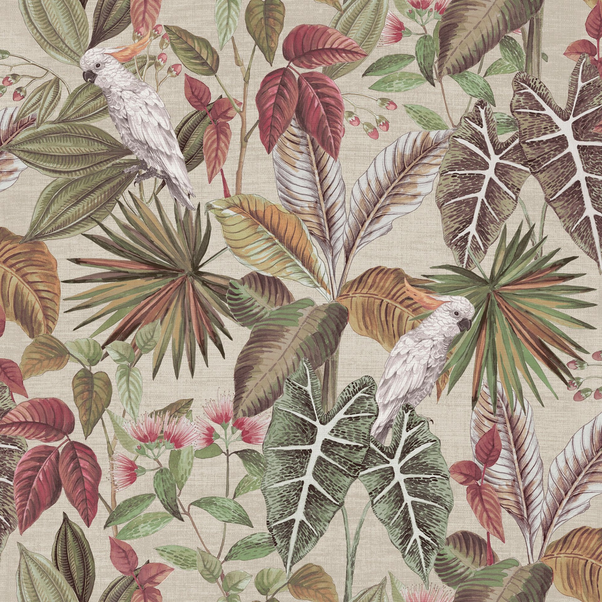 Vintage Parrot Multi - 296908 wallpaper Arthouse