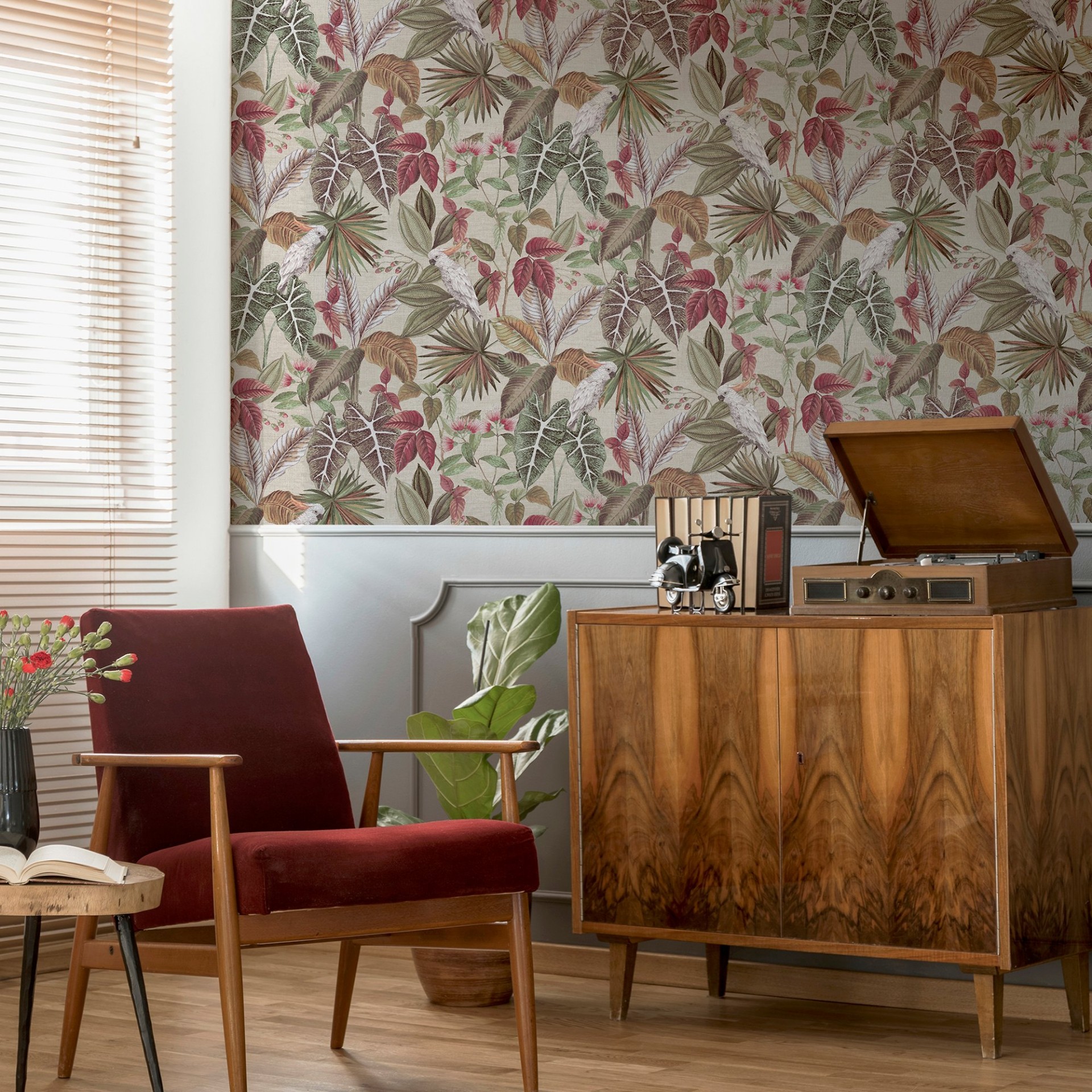 Vintage Parrot Multi - 296908 wallpaper Arthouse