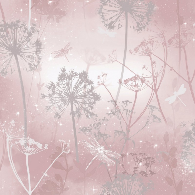 Damselfly Blush - 692305 wallpaper Arthouse