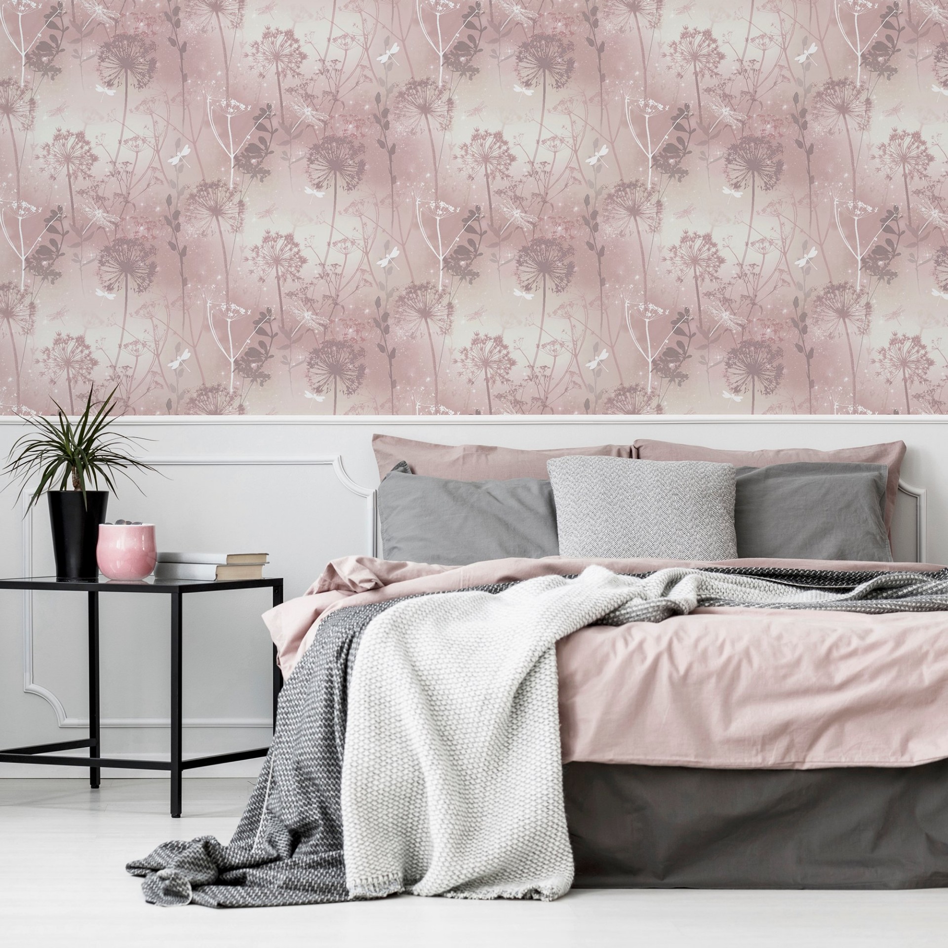 Damselfly Blush - 692305 wallpaper Arthouse