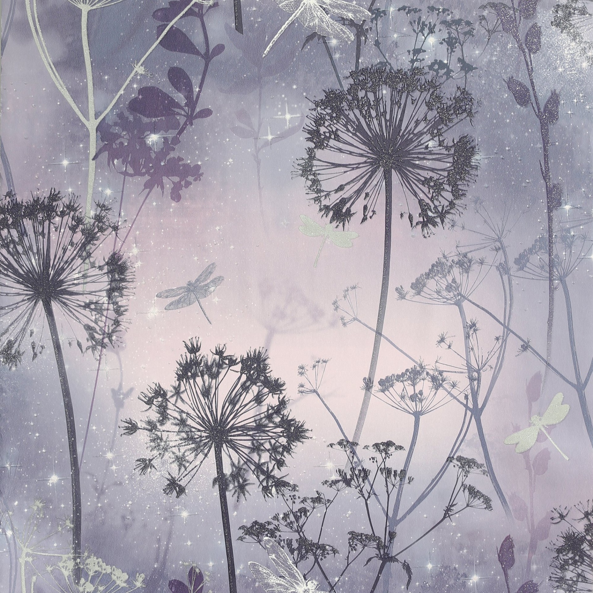 Damselfly Purple - 692306 wallpaper Arthouse