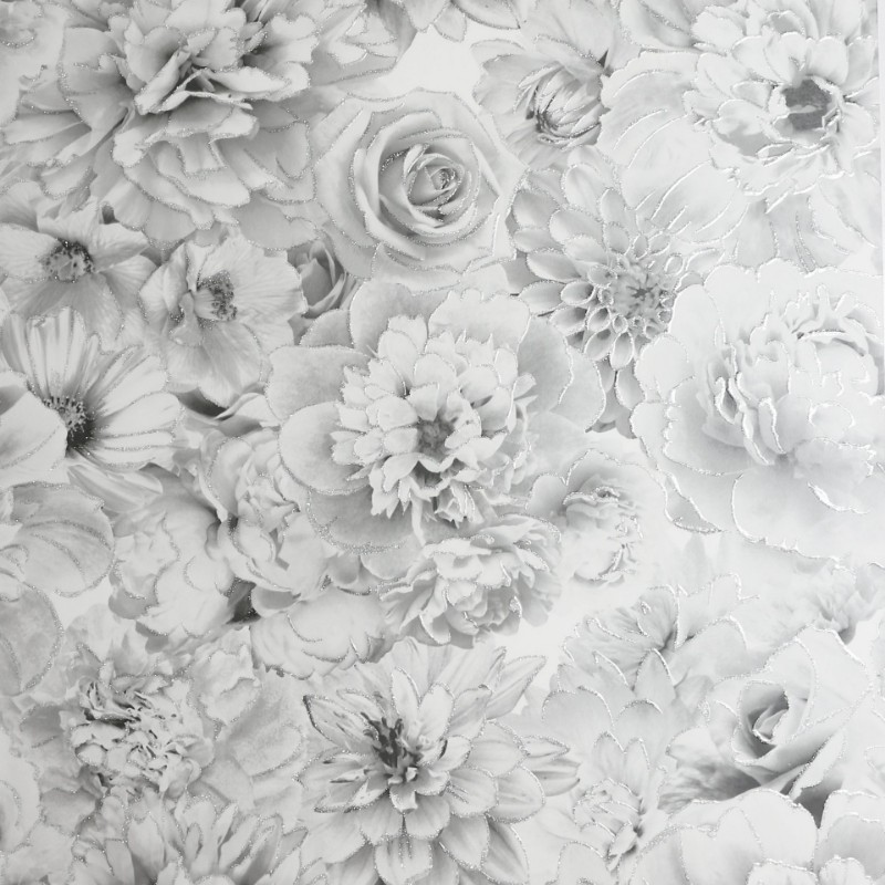Glitter Bloom Silver - 692803 wallpaper Arthouse