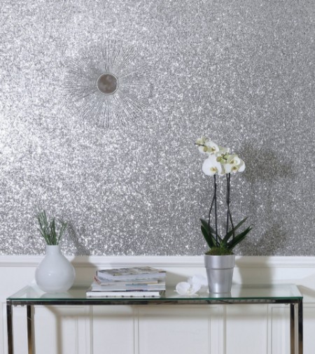 Sequin Sparkle Silver - 901004 wallpaper Arthouse