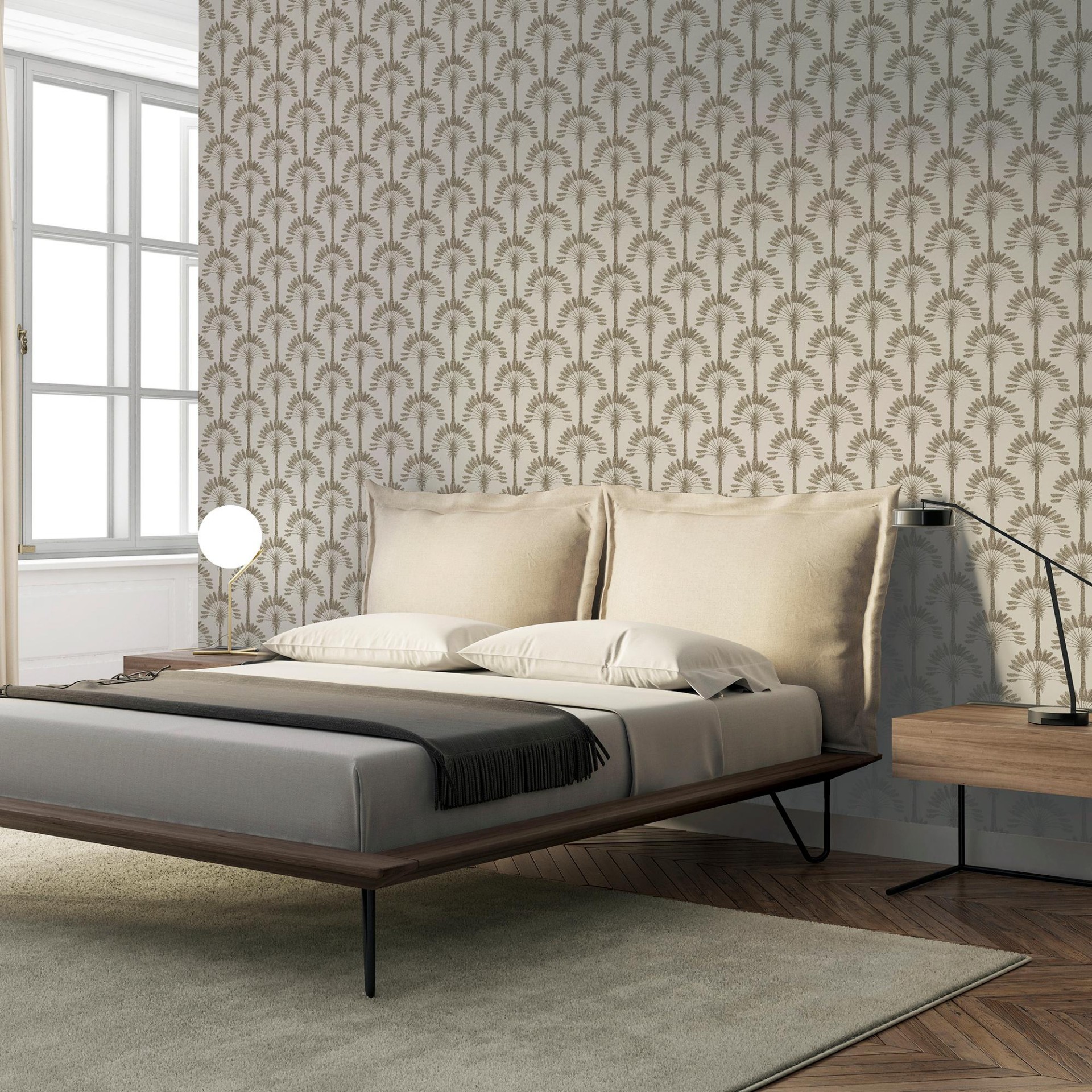 Palm Palace Cream & Gold - 921701 wallpaper Arthouse