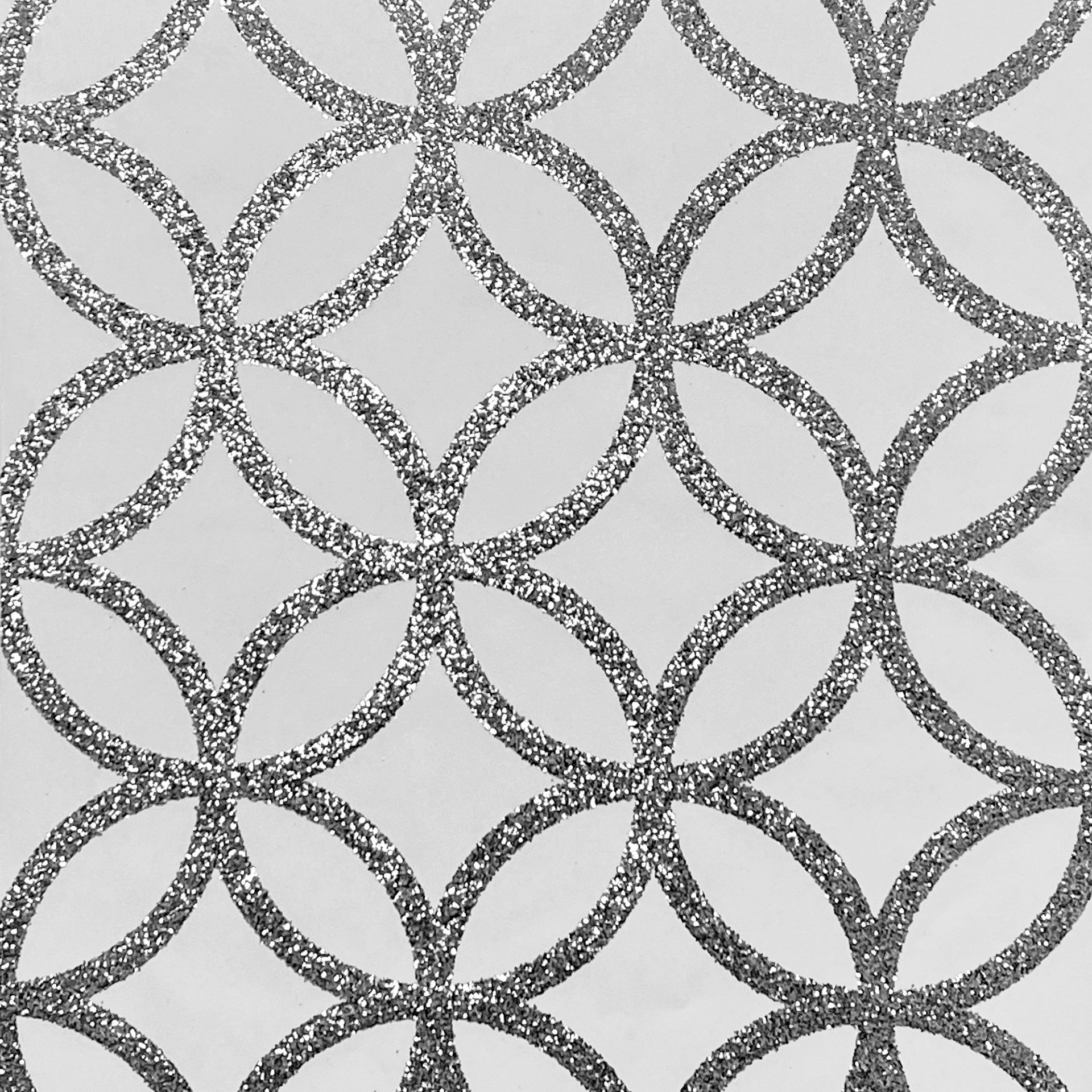 Sequin Geo White/Silver - 921707 wallpaper Arthouse