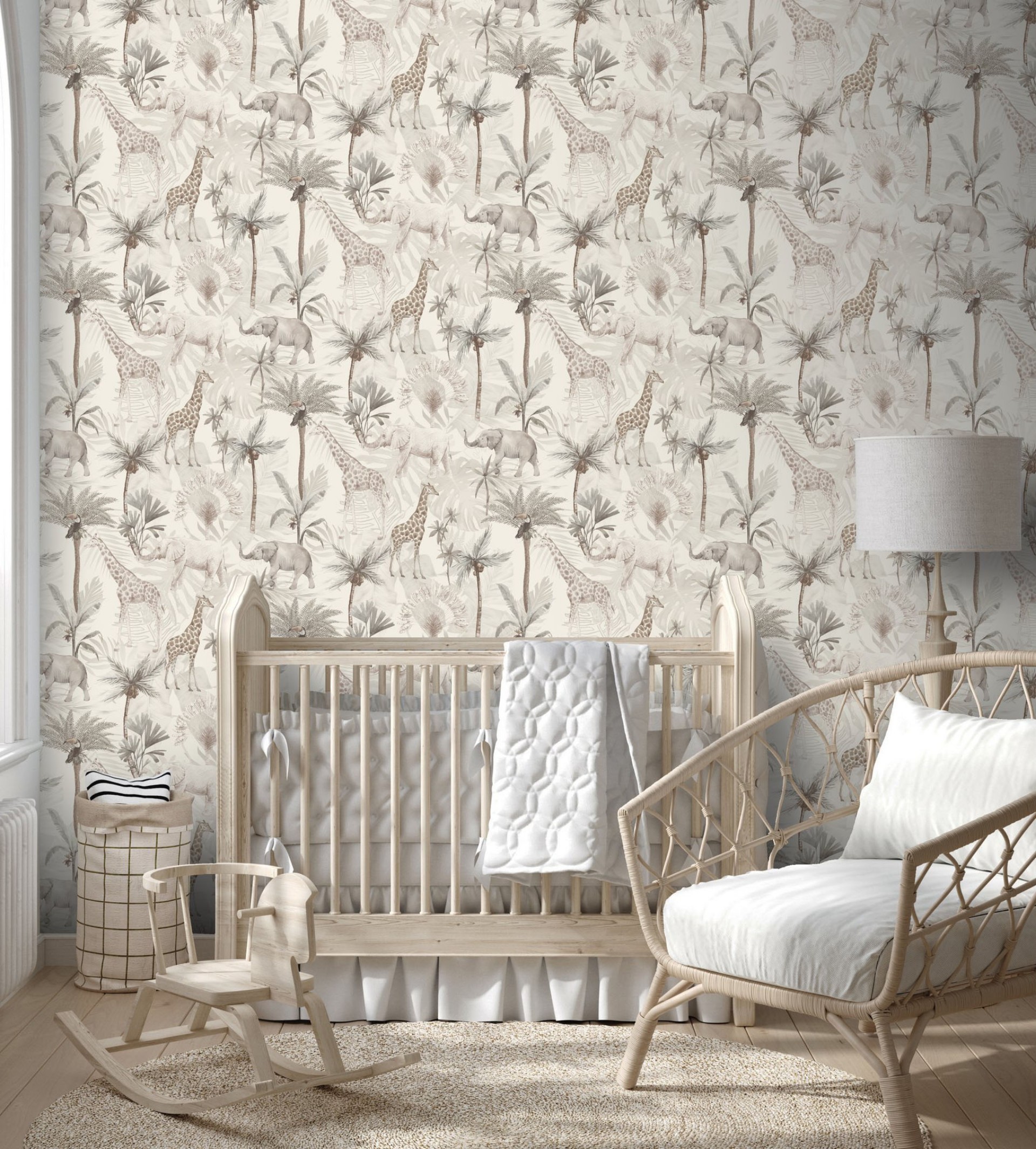 Serengeti Animals Neutral - 923703 wallpaper Arthouse