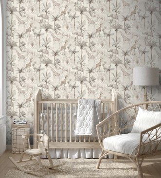 Serengeti Animals Neutral - 923703 wallpaper Arthouse