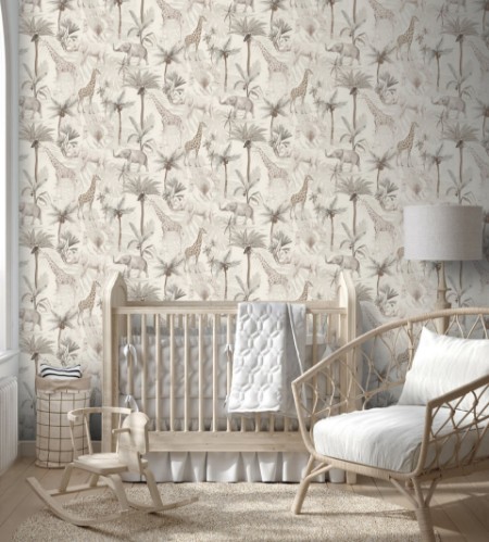 Serengeti Animals Neutral - 923703 wallpaper Arthouse