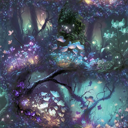 Magical Garden Multi - 923804 wallpaper Arthouse