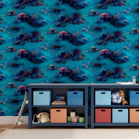 Under The Sea Blue - 923808 wallpaper Arthouse