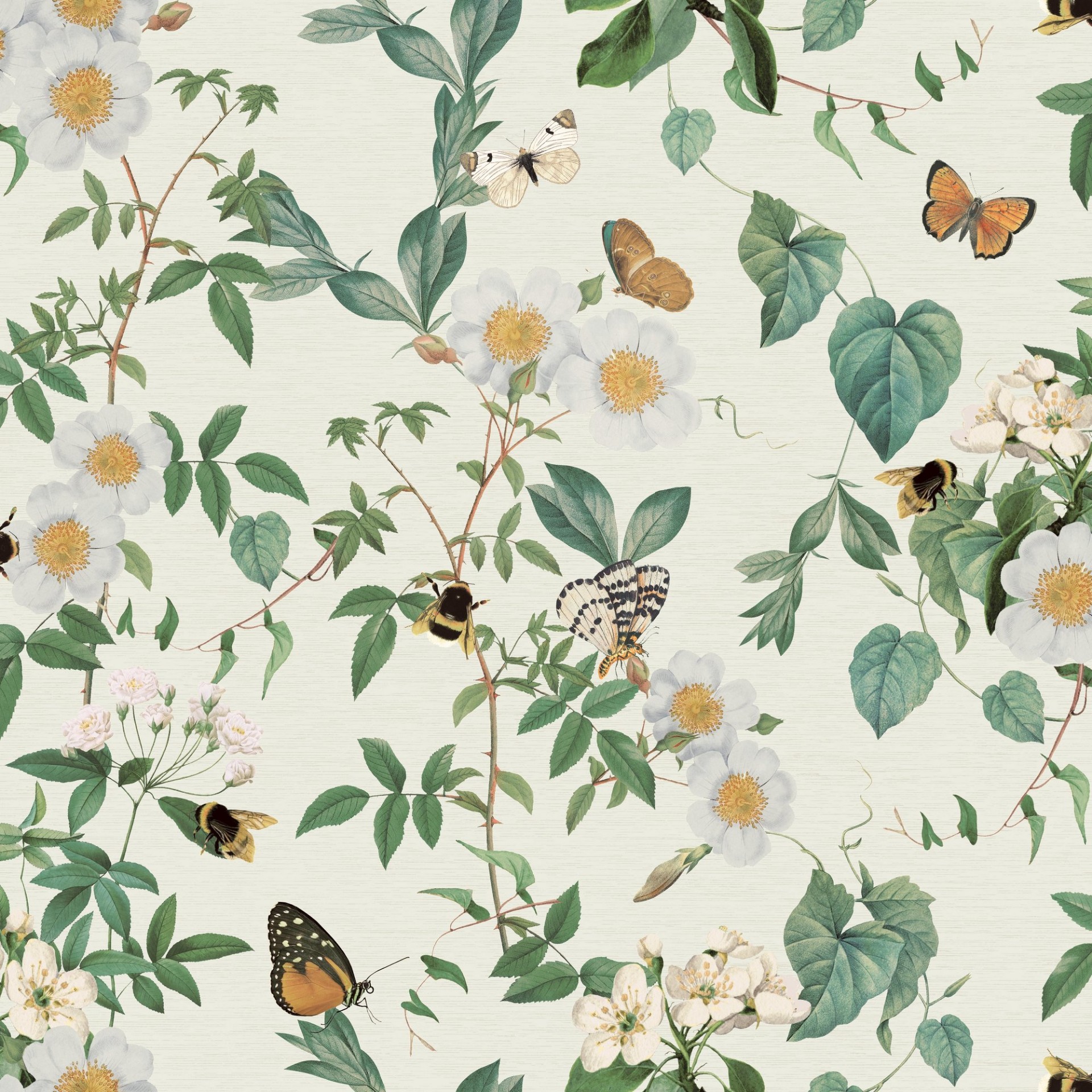 Bumblebee Trail Cream - 925502 wallpaper Arthouse