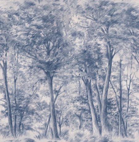 Sketch of Trees - 9633W wallpaper Boråstapeter