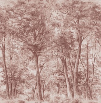 Sketch of Trees - 9634W wallpaper Boråstapeter