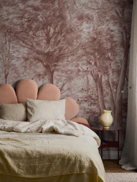 Sketch of Trees - 9634W wallpaper Boråstapeter
