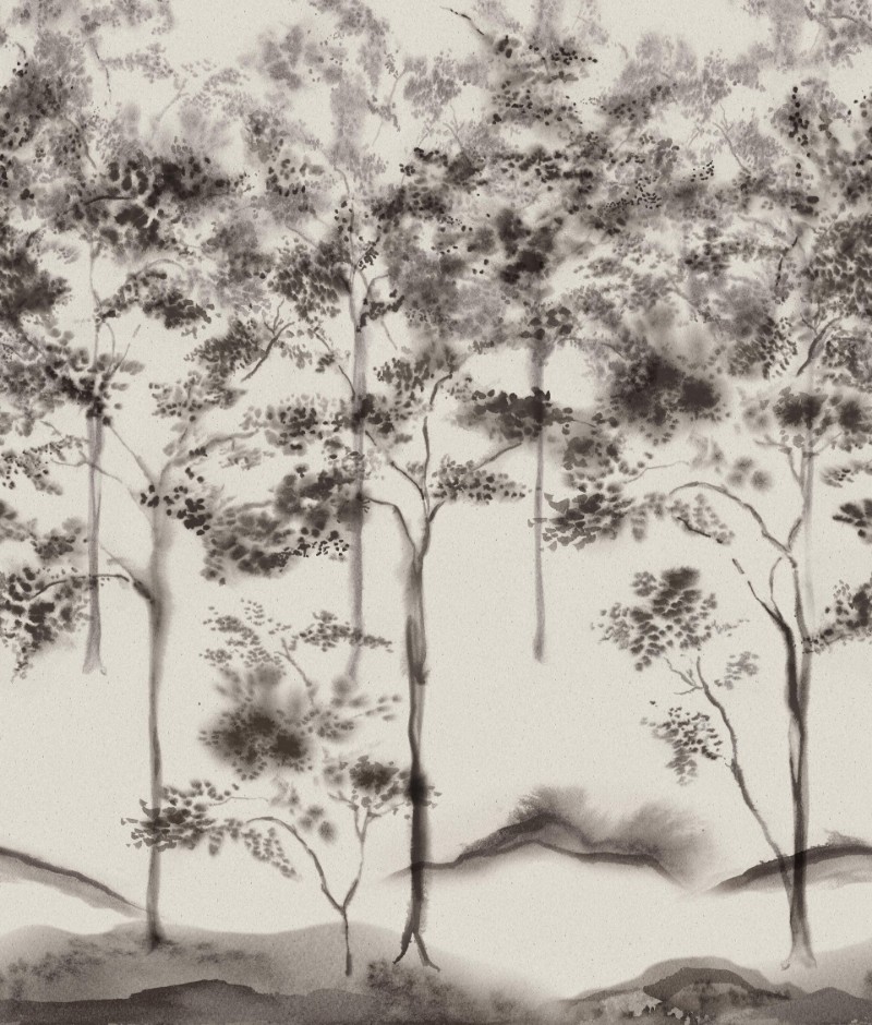 Ink Forest - 9650W wallpaper Boråstapeter