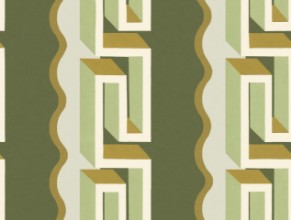 Rayure Méandre - 9697W wallpaper Boråstapeter