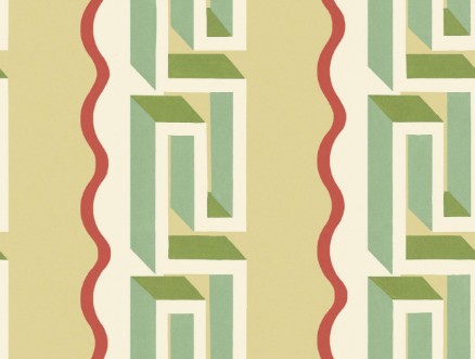 Rayure Méandre - 9698W wallpaper Boråstapeter