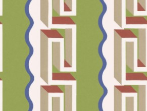 Rayure Méandre - 9699W wallpaper Boråstapeter