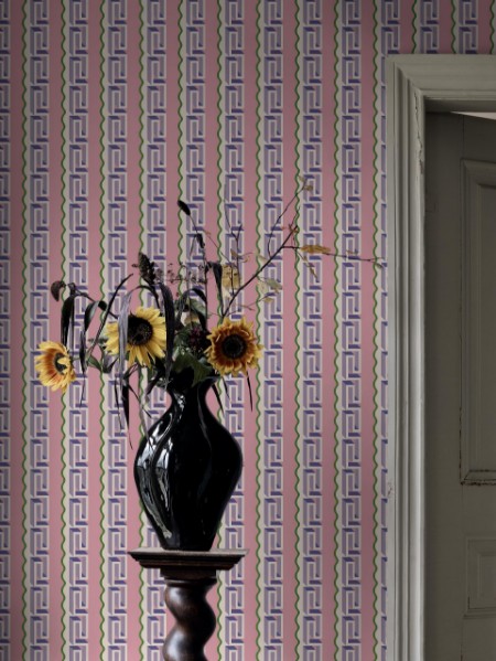Rayure Méandre - 9700W wallpaper Boråstapeter