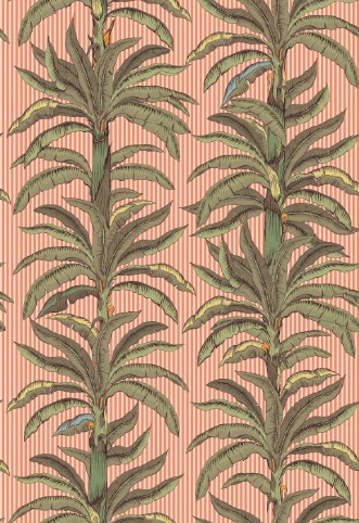 Rayure Palmier - 9712W wallpaper Boråstapeter