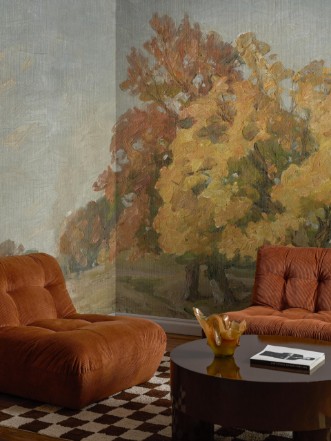 Hedgerow Landscape - 9668W wallpaper Boråstapeter