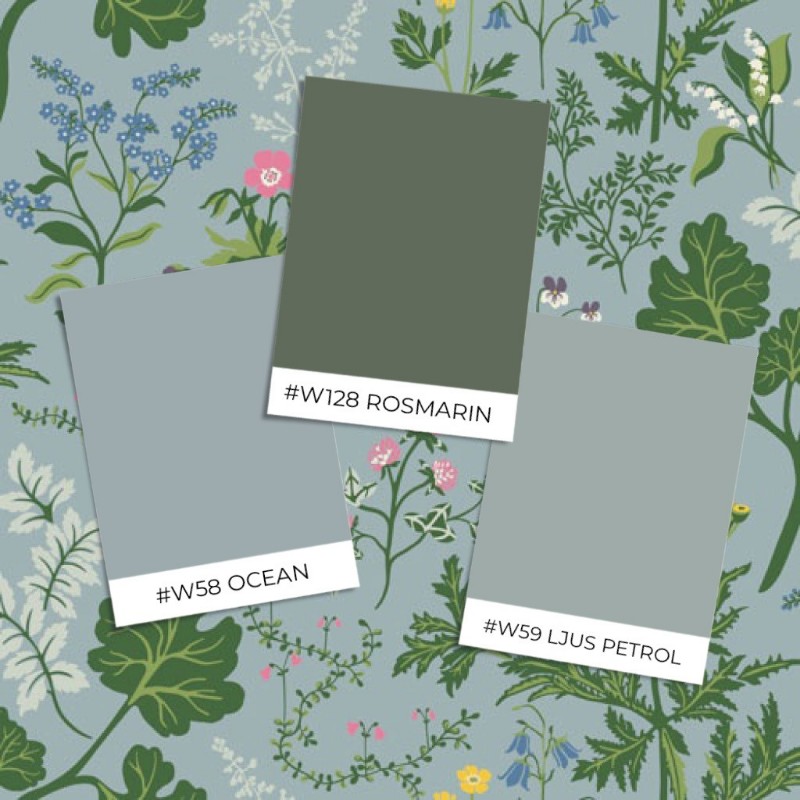 Bild på Varuprov stil - Lillian Blå - 428-02