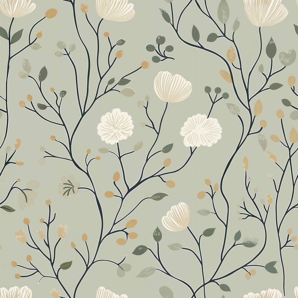 Tanja Dark Green - 1060501-01 wallpaper Scandza