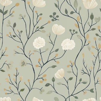 Tanja Dark Green - 1060501-01 wallpaper Scandza