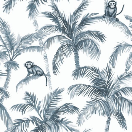 Kampala Blue - 1066801-03 wallpaper Blue Monkey