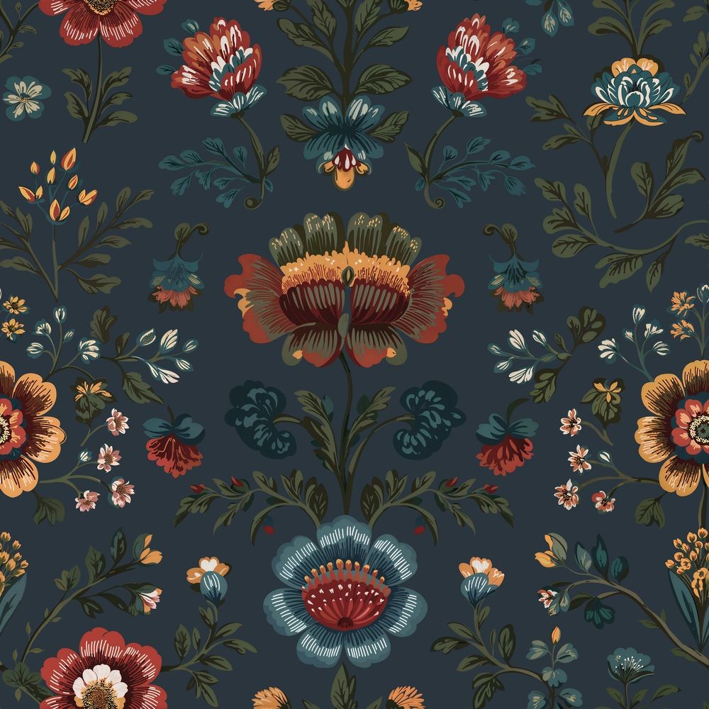 Gunborg Blue - 1070701-03 wallpaper Wallpassion