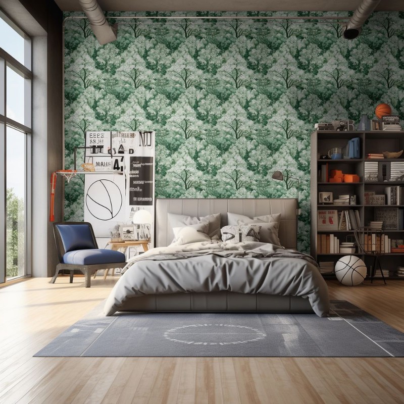Oskar Green - 1057201-03 wallpaper in between